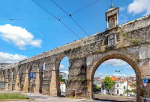 Fototapete Andere Aquädukt, portugal, tour tourismus, Gebäude, histori