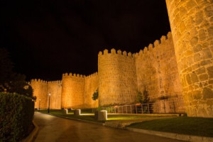 Fototapete Andere avila, Spanien, Übernachtung, Stadt, Turm