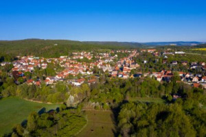 Fototapete Andere Harz, Luftbild, Wald, grün, Landschaft