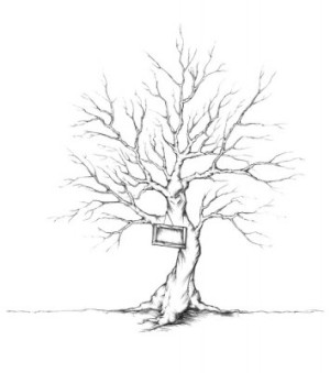 Fototapete Design, Natur, Illustration, Zweig, Liebe