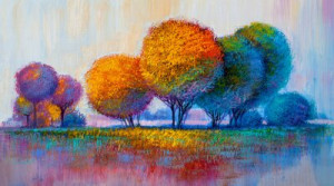 Fototapete Andere Baum, abstrakt, art, Hintergrund, farbenreich