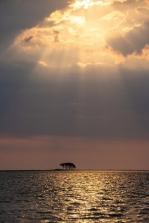 Fototapete Sonnenuntergang, Meer, Sonne, Himmel, Wasser