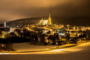 Fototapete Andere schwarz, Sterne, Farbe, Ski, Urlaub
