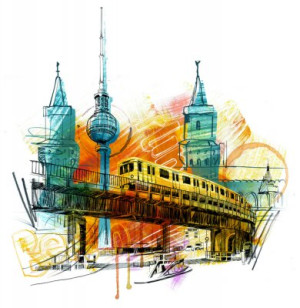 Fototapete Andere Stadt, Architektur, Gebäude, flux, Kirche