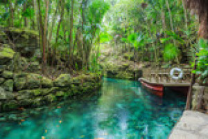 Fototapete Natur, Mexiko, Fluss, Halbinsel, Yucatan