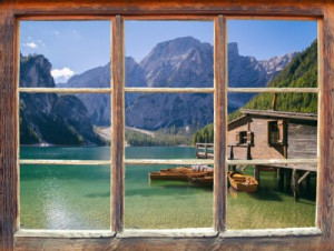 Fototapete Fenster Hintergrund, Natur, Schiff, Reise, Wanderung
