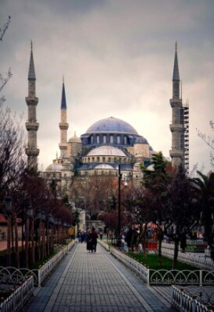 Fototapete Andere istanbul, Moschee, Truthahn, Architektur, blau