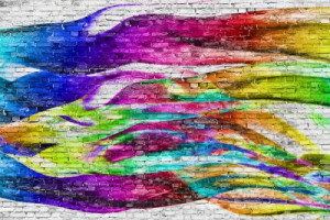 Fototapete red, gelb, schwarz, art, Textur