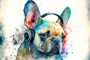 Fototapete Andere generativ, ai, Bulldogge, Design, Tier