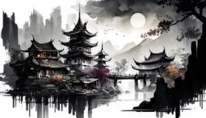 Fototapete Andere Architektur, Tempel, Asien, Schloss, china