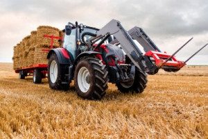 Fototapete Andere Traktor, Landwirtschaft, Feld, Bauernhof, Ernte