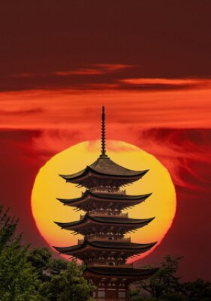 Fototapete Andere Reich, iconic, icon, Pagode, japanisch