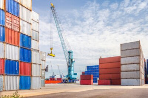 Fototapete Andere Erzeugnis, transportieren, Industrie, Handel, Behält