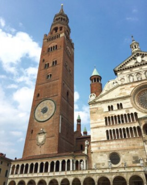 Fototapete Andere Religion, Kathedrale, Kirche, Glockenturm, Cremona