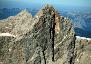 Fototapete Luftbild, Berg, Landschaft, Himmel, Rock