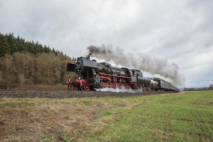 Fototapete Andere rauchen, Dampf, Eisenbahn, Dampflokomotive
