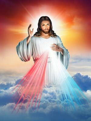 Fototapete göttlichen, Barmherzigkeit, Jesus Christus, christian, Gott