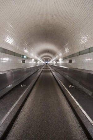 Fototapete Andere niemand, Stadt, Wahrzeichen, Spur, Tunnel