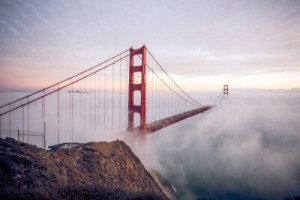 Fototapete Andere ehrgeizig, durchsetzungsfähig, Brücke, Kalifornien,