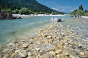 Fototapete Andere natürlichen, bavaria, flux, isar