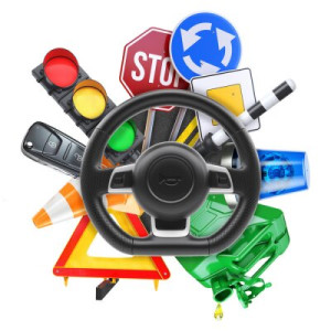 Fototapete Lenkung, Steuer, logo, icon, Fahren