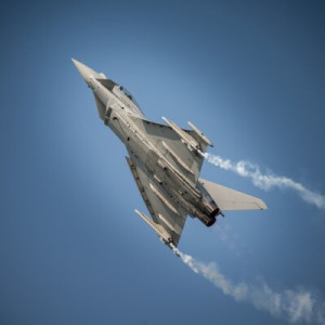 Fototapete Andere Zerstörung, jet, fliegend, Flugzeug, zerstören