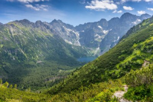 Fototapete Natur, Abenteuer, grün, Wald, Berg