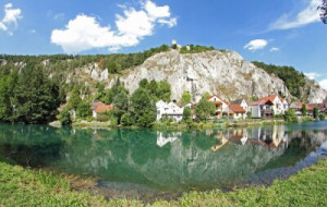 Fototapete Kanal, Urlaub, Fahrrad, Wasser, Landschaft