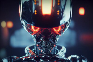 Fototapete Andere Metall, Roboter, Böse, android, Zukunft