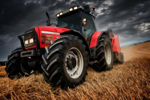 Fototapete Andere Traktor, Landwirtschaft, Feld, Bauernhof, Maschinen