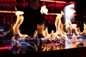 Fototapete Andere Kalk, Mann, Lokal, pub, Partei