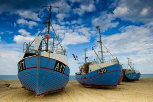 Fototapete Andere Schiff, blau, Strand, Himmel, Port