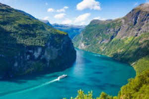 Fototapete Andere versenden, Kreuzfahrt, norge, Fähre, Schiff
