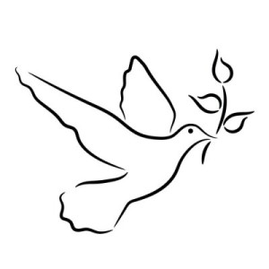 Fototapete Andere Zeichnen, Liebe, Spaß, Frieden, Taube