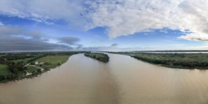 Fototapete Andere Aquitaine, Panorama, Drohne, Luftbild, Gironde
