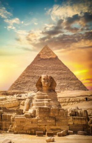 Fototapete Andere Pyramide, Wüste, ägypten, kairo, Gizeh