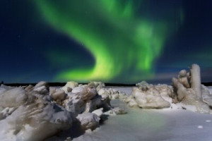 Fototapete alaska, arktisch, Astronomie, Stimmung, aurora
