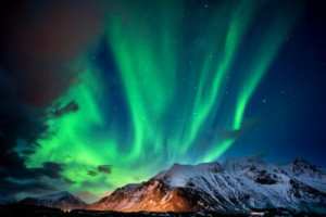 Fototapete Andere norge, Lofoten, grün, Magie, Nordlicht