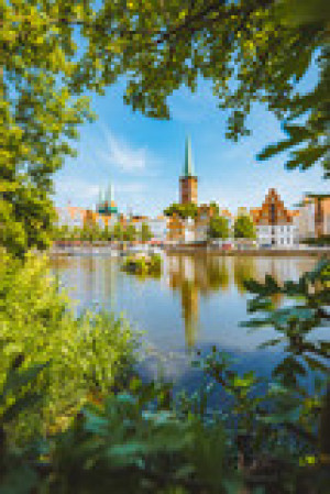 Fototapete Deutsch, Hansestadt, holstein, schleswig, Wasser