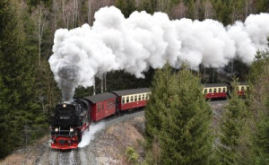 Fototapete Andere Dampflokomotive, Eisenbahn, Lokomotive, Schiene, Dam