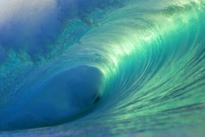 Fototapete brechen, Welle, surfen, hawaii, Ufer