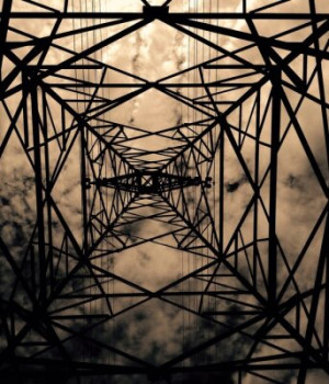 Fototapete Andere Hintergrund, Himmel, Silhouette, elektrische, Höhe