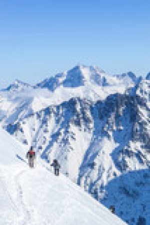 Fototapete Andere groß, ansehen, Natur, weiß, Ski