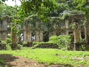 Fototapete Andere reisen, Gefängnisinsel, ruinieren, Stein, Geschichte