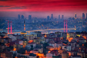 Fototapete Andere Brücke, istanbul, bosphorus, Übernachtung, ansehen