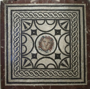 Fototapete Andere Mosaik, alten, roman, art, Wand