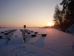 Fototapete Andere Sonnenuntergang, Wasser, See, Himmel, Meer