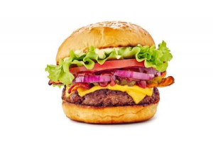 Fototapete Andere hamburger, Cheeseburger, burger, bun, Rindfleisch
