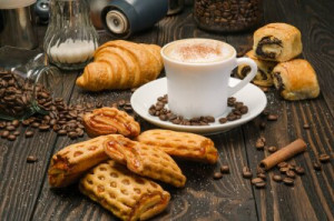 Fototapete Kaffee rustikal, Lebensmittel, trinken, Frische, Bestandtei