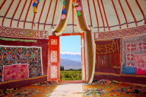 Fototapete Andere red, Schönheit, traditionellen, ansehen, Natur